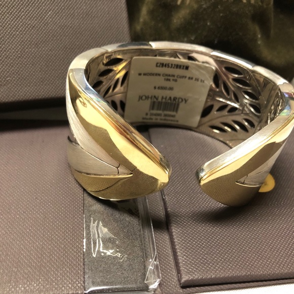 John Hardy 18K/Sterling Silver Cuff Bracelet - Picture 2 of 2